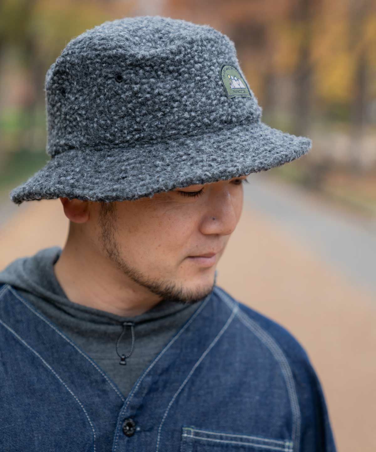 nakota ナコタバケットハットコモリボアハット