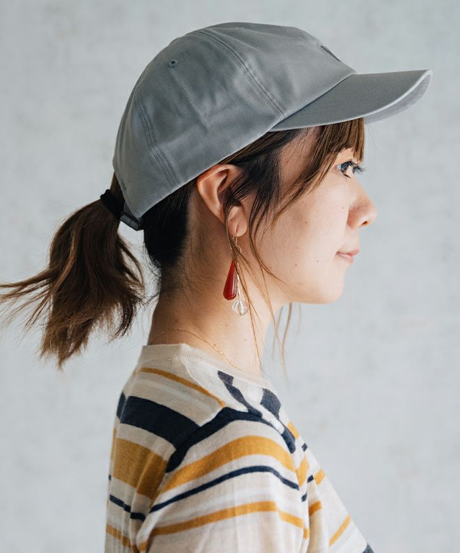 nakota ナコタ ベースボールキャップFukabori フカボリ ロゴ ツイル