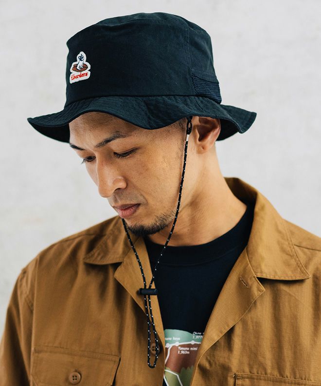 CONVERSE TOKYO パッカブルサファリハット ネイビー スターバックス×CONVERSE TOKYO パッカブルサファリハット - メルカリ