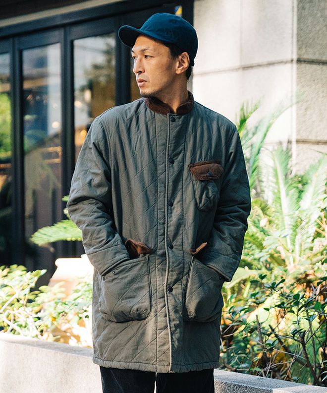 GOHEMP QUILT NO COLLAR COAT | nakota