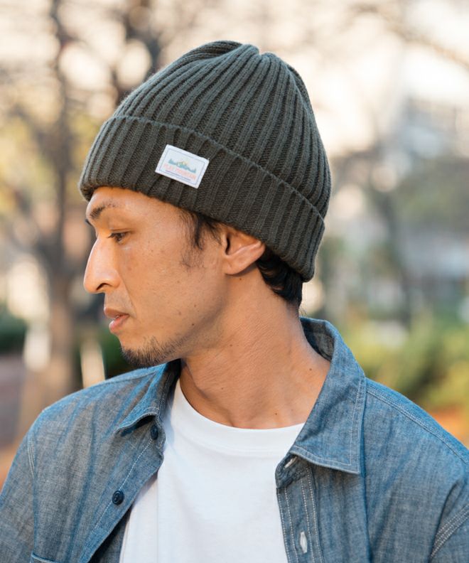 Smart Hat Factry ヴィンテージワッペン裏ボアニットワッチ | nakota