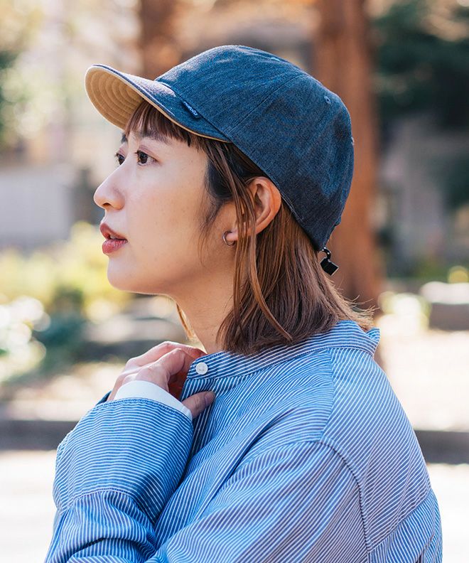 nakota ナコタベースボールキャップナイロンデニム アクティビティ