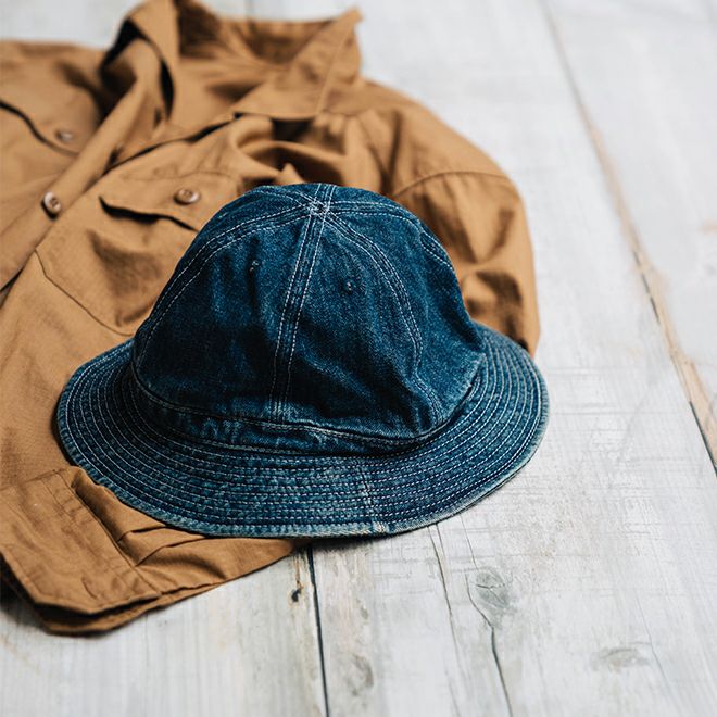 HIGHER SELVEDGE DENIM HAT USED | nakota