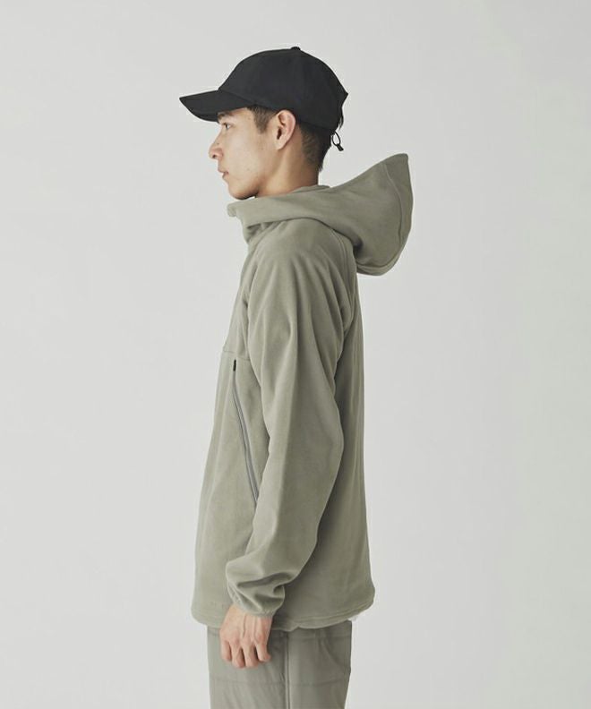 snow peak スノーピークMicro Fleece Half zip Hoodie マイクロ