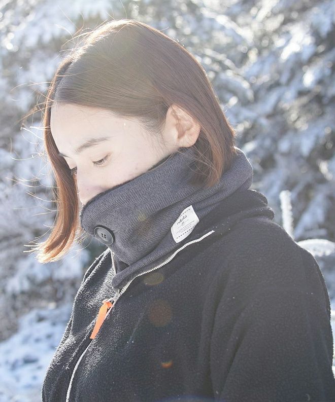 nakota ナコタネックウォーマーミックスヘザー マイクロボア ネック