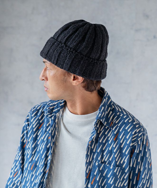 nakota ナコタニット帽ローゲージミックスニットキャップ | nakota