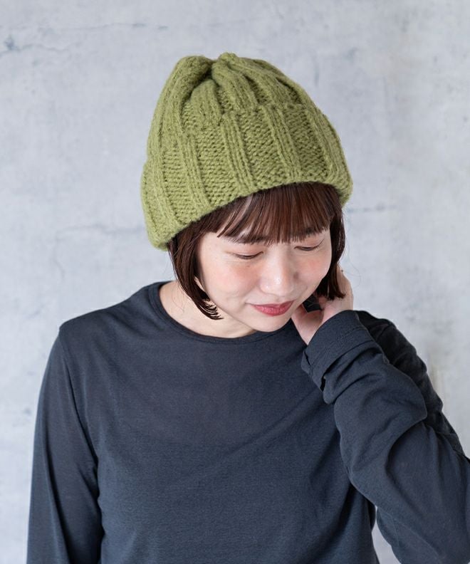 nakota ナコタニット帽ローゲージミックスニットキャップ | nakota