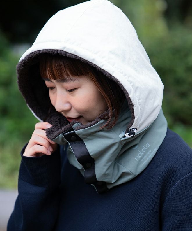 nakota ナコタネックウォーマーカクレ フード ネックウォーマー | nakota