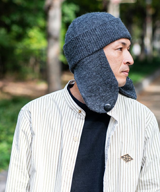 nakota ナコタニット帽イヤーカバーニット フライトニットキャップ