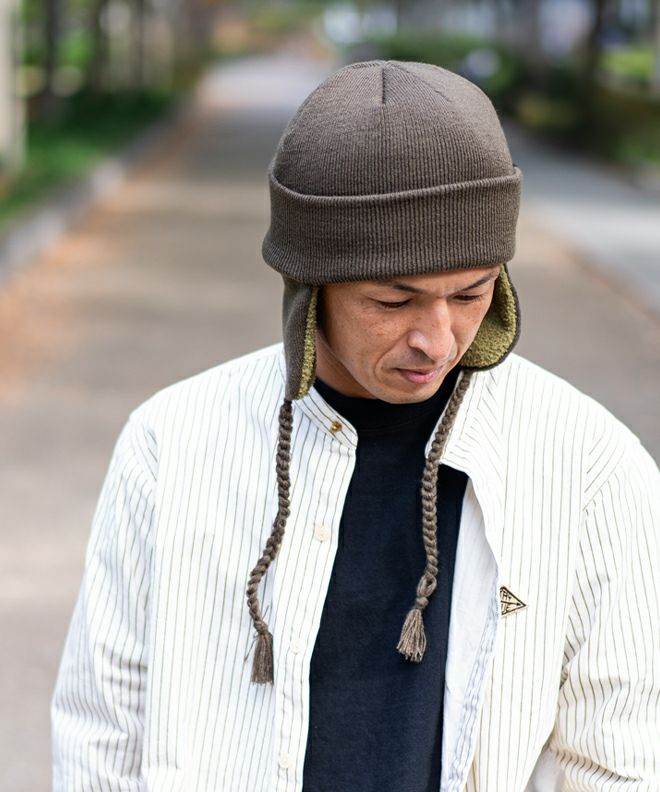 nakota ナコタニット帽イヤーカバーフライトニットワッチ | nakota