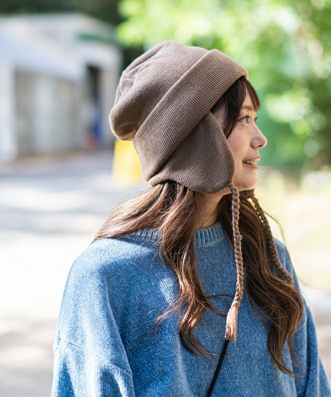 nakota ナコタニット帽イヤーカバーフライトニットワッチ | nakota