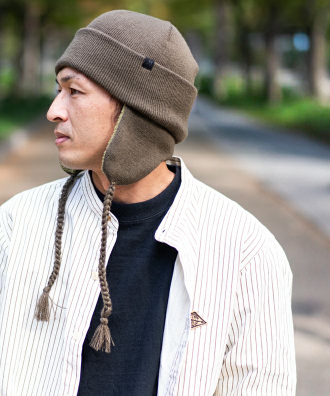 nakota ナコタニット帽イヤーカバーフライトニットワッチ | nakota