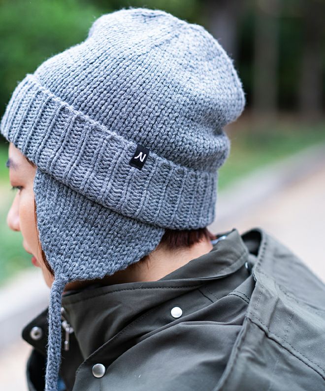 nakota ナコタニット帽イヤーフラップニットキャップ | nakota