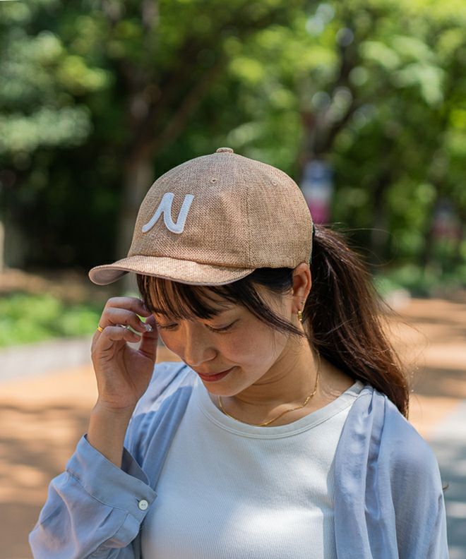 KAZE ベージュ FKロゴキャップ nakota kaze ball cap | nakota