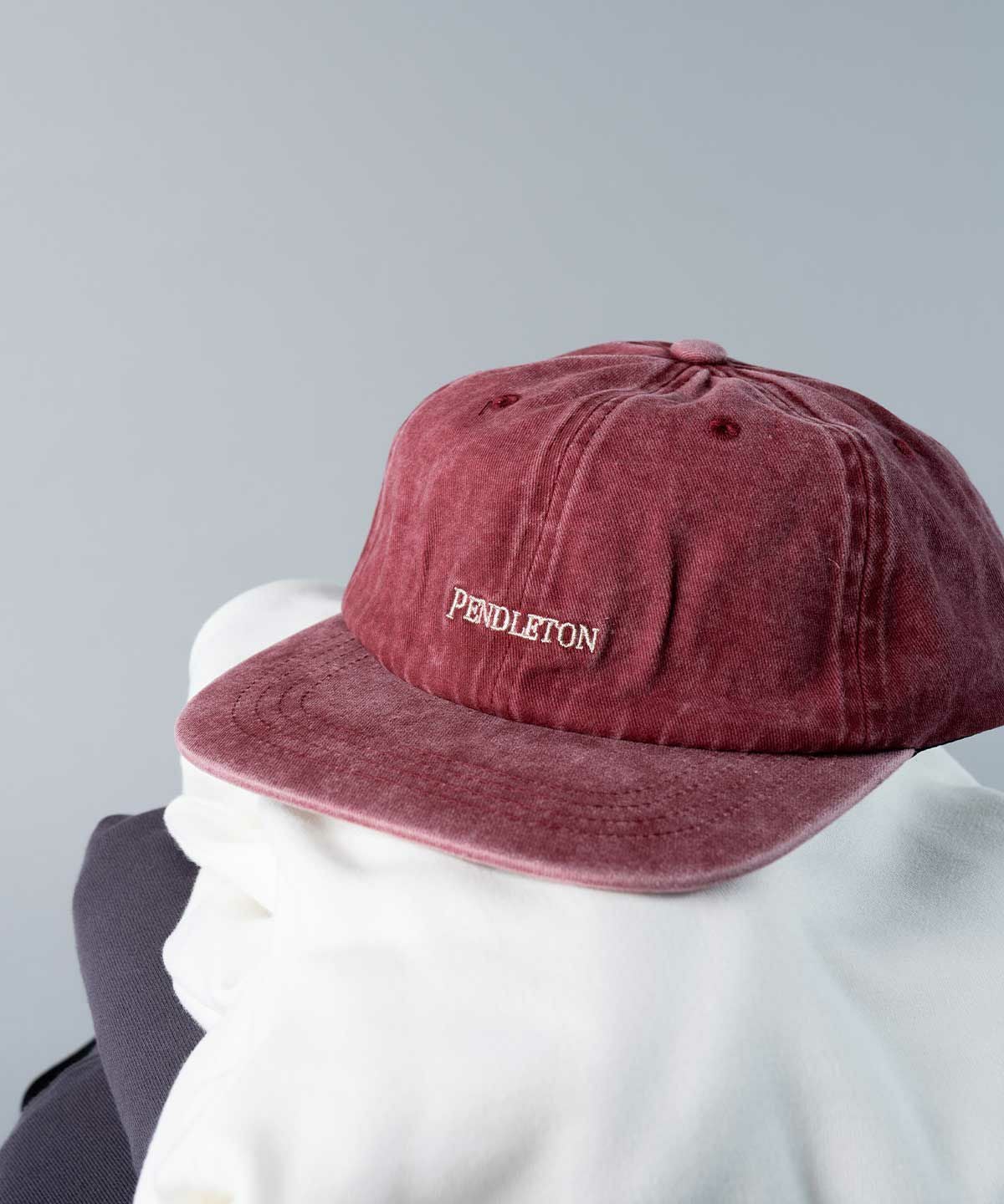PLUMEN ドロップ キャップ ペンダント レッド 12個セット 店舗にも PENDLETON ペンドルトンキャップピグメント ロゴ エンブレム キャップ