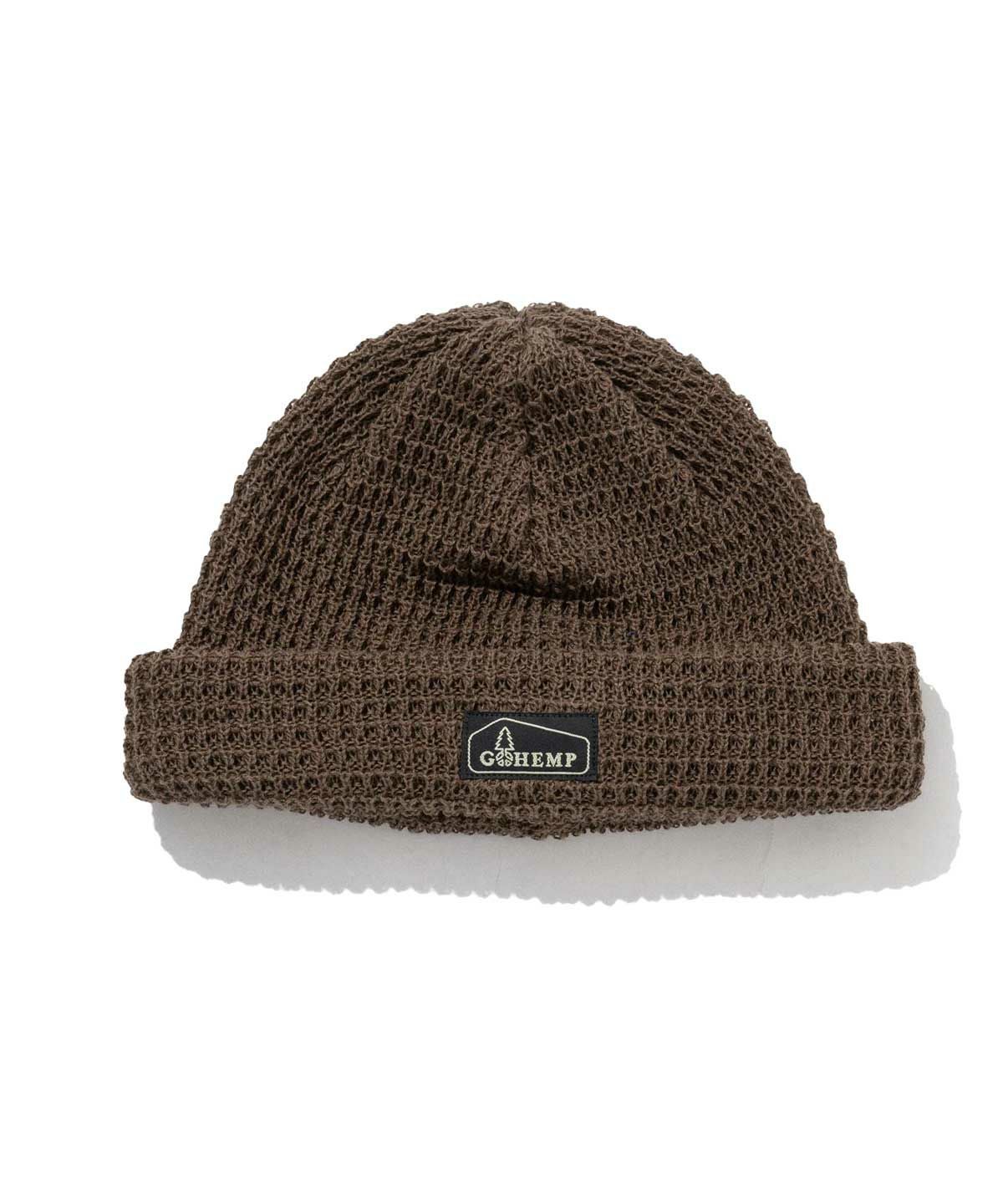 GOHEMP ゴーヘンプニット帽ワッフルビーニー | nakota